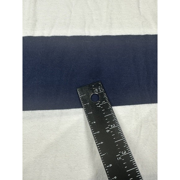 Boden 100% Cotton Stripes Ahead of the Rest Navy  & White Striped‎ Shirt Size 10 - Picture 3 of 9
